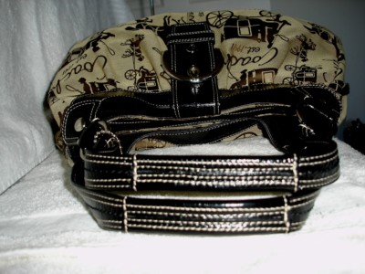COACH SOHO LYNN HORSE & CARRIAGE LARGE HOBO BAG #15209 | eBay