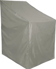 Classic Accessories Bonanza 25.5 in. Grey Stackable Chair Cover