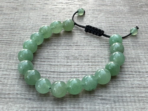 Grade A++ Edelstein Perlen verstellbar Armband 10 mm, echte Kristalle Armbänder - Bild 44 von 124