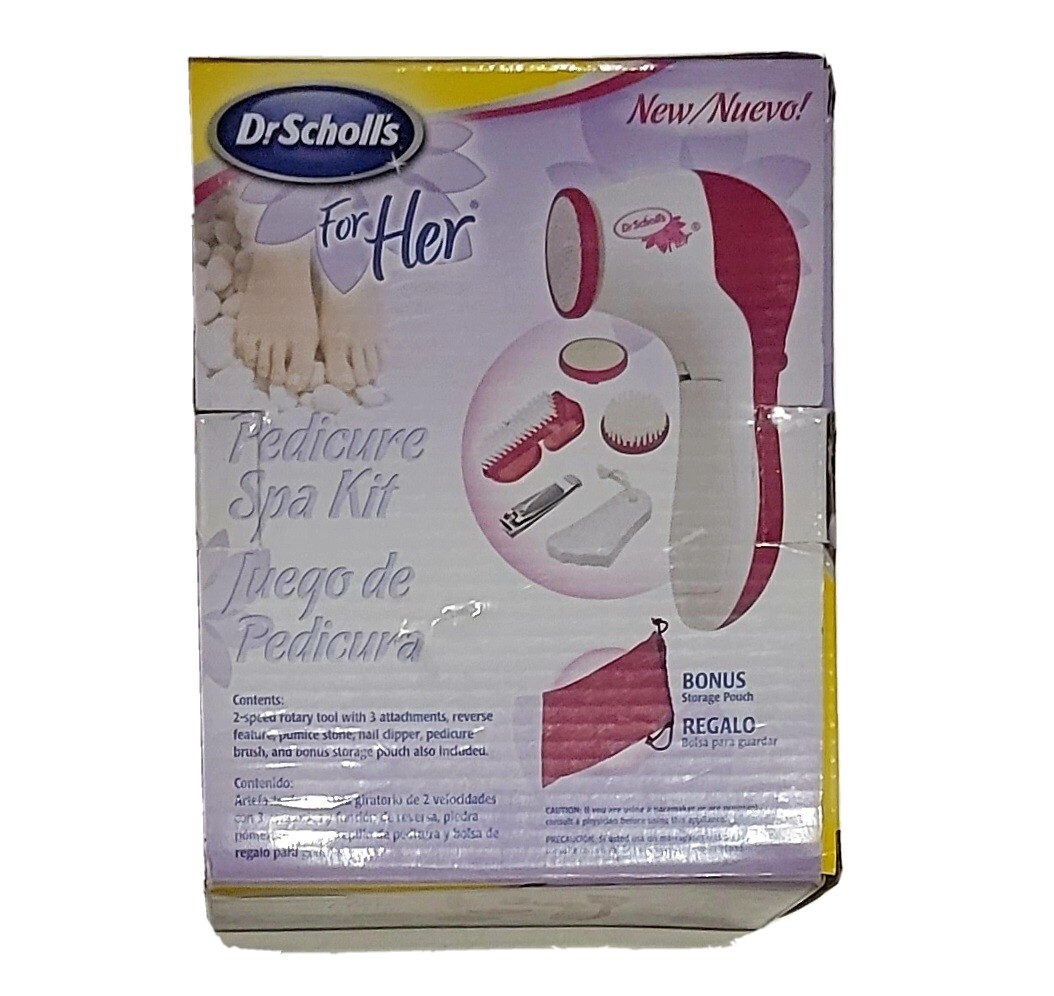 Dr Scholl's for Her Peducure Spa Kit Speed Rotary Tool