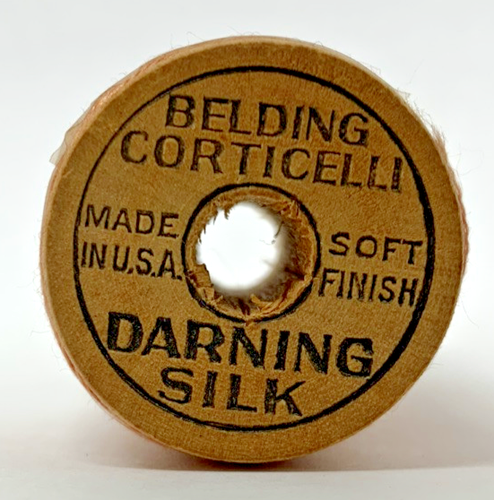 VTG 1920s Silk Darning Thread Belding Corticelli NIP Burnt Sienna #1065 40 YDS - Picture 5 of 9