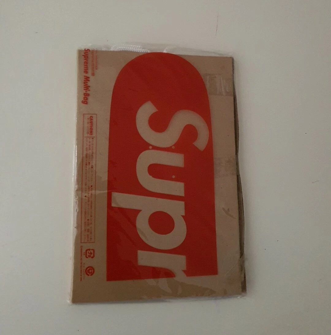 2007 Supreme drawstring multi bag box logo vintage new unopened Rare Accessory