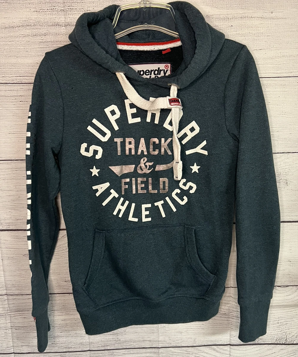 Superdry teal online hoodie