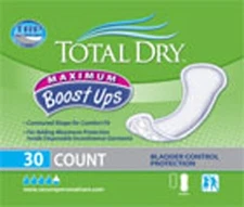 TotalDry Incontinence Booster Pad 13.8'' Length Heavy Absorbency -120/Case