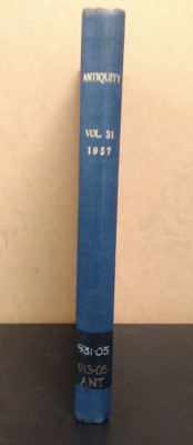 Antiquity Vol. 31 - 1957
