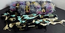 Lion Brand Fun Fur Yarn LOT OF 7  DMC 25 Embroidery Floss Lot of 24 Lot NEW