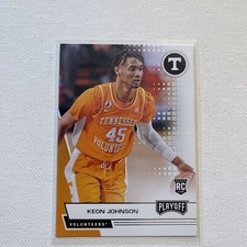 2021-22 Panini Chronicles Draft Playoff Keon Johnson Rookie Tennessee #357