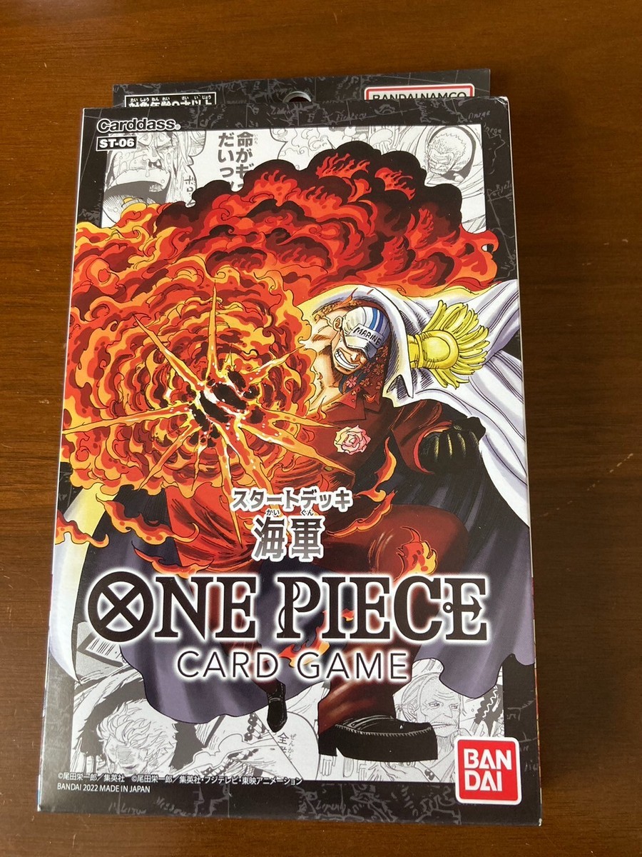 One Piece Card Game Starter Deck Navy Absolute Justice ST-06