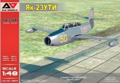 A&A Models 4804 Yakovlev Yak-23 UTI Training Fighter im Maßstab 1:48