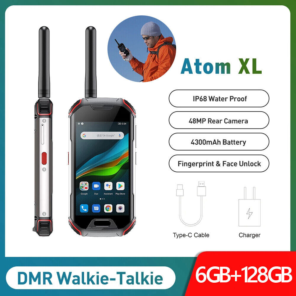 DMR Walkie-Talkie Unihertz Atom XL Rugged Phone 6GB+128GB
