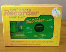How To Play Recorder Book & Kit NRFB by Mud Puddle, Inc. NOB