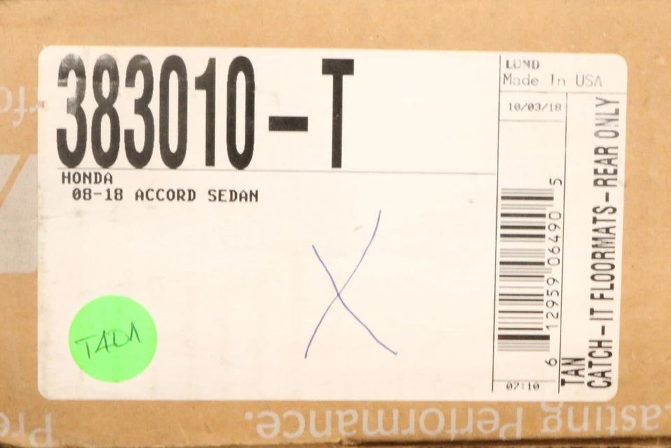 NUEVO Juego de alfombrillas traseras Lund Catch-It color tostado 383010-T Honda Accord sedán 2008-2018 Foto 2 de 4