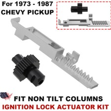 For 1973-1987 Chevy C10 Ignition Lock Cylinder Actuator Kit Fit Non Tilt Columns