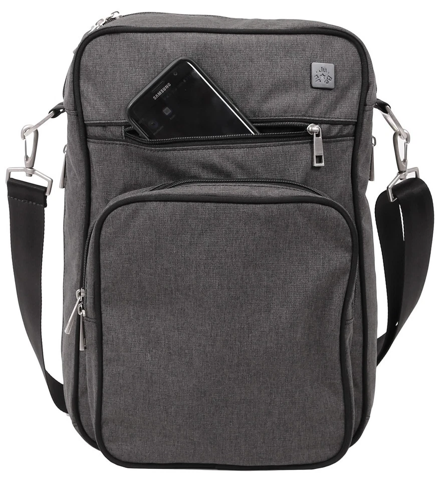 Ju Ju Be XY Helix Bolsa de Pañales Mensajero para Bebé con Cambiador Cromo NUEVO Foto 4 de 4