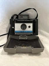 Vintage POLAROID Land Camera Automatic 210 with Flash attachment- Untested