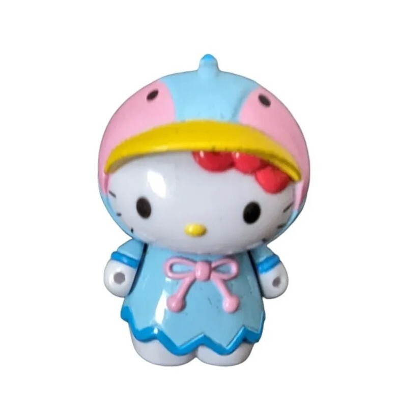 Hello Kitty 2001 dreamworld woodpecker Wagon Figure Toy Mini 3
