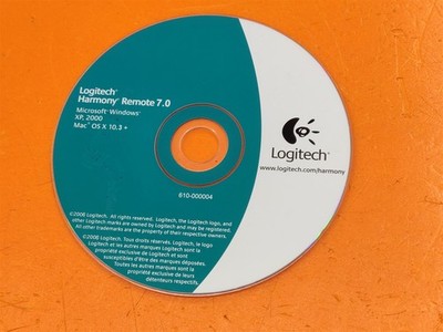       Logitech Harmony Remote 7.0 2006 Software CD Disc 