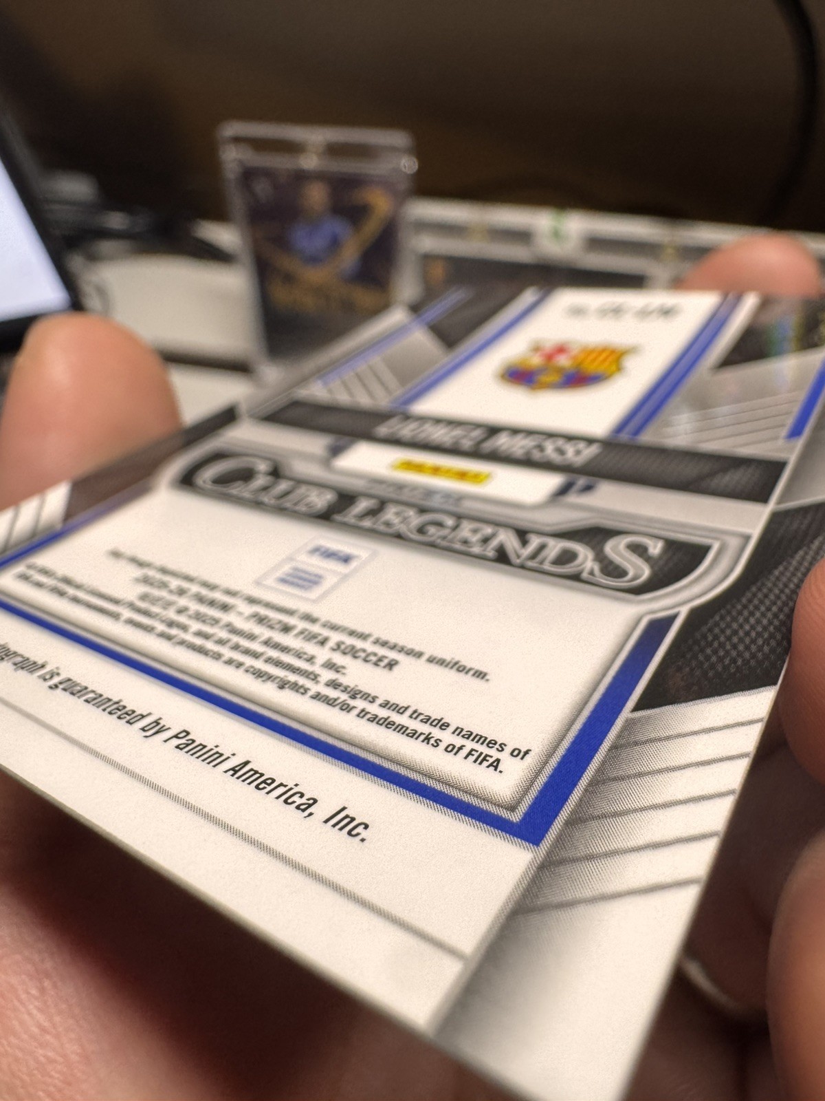 25/26 Panini Prizm Choice Lionel Messi Club Legends Auto #CL-LM view 7