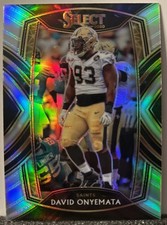 David Onyemata 2020 Panini Select - Club Level - Silver Prizm Refractor - Saints
