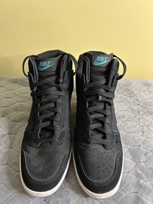 Size 9.5 - Nike Dunk Sky Essential High Black Gum W