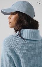 Alo Washed Off-Duty Cap- Light Denim Blue