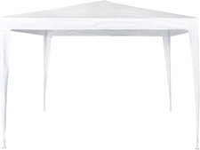 Tenda Bianca 3X3 M Smontabile per Giardino, Terrazza O Spiaggia, Gazebo Da Ester