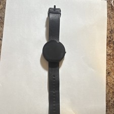 Motorola Moto 360 46mm Black Smart Watch Leather Band Wireless Charging