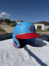 MIAMI MARLINS CITY CONNECT AUTHENTIC RAWLINGS MACH PRO BASEBALL HELMET RARE