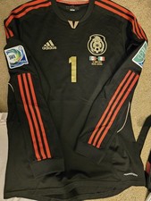 Mexico Copa Confederaciones 2013 Guillermo Ochoa Goalkeeper Kit Vs Italy Size LG