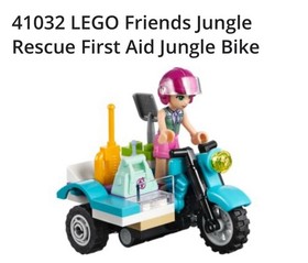 LEGO Friends Jungle Rescue 41032 First Aid Jungle Bike 156 pcs Olivia