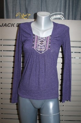 CIPO & BAXX Women's T-Shirt CBW-2108 Purple New Vintage Size L -Single Piece-