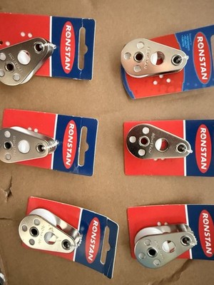 Ronstan RF185 29mm Single Block Pulley. New Lot Of 6