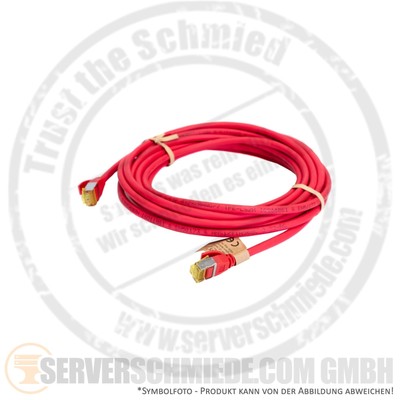 5m Cat.6a 2x RJ-45 LAN Network Netzwerk cable Kabel Patchkabel S/FTP UltraSlim