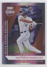 2021 Panini Elite Extra Edition Pink Matthew Barefoot #165 12gr