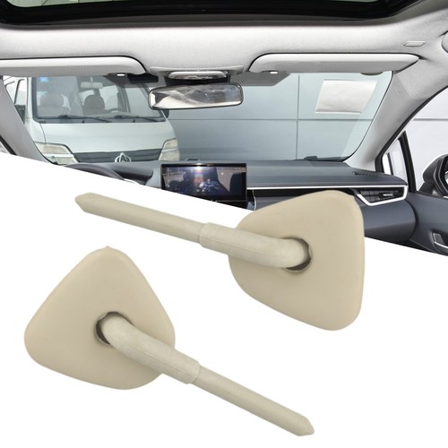 Sun Visor Fixed Clip Front Kit Left&Right Plastic Replacement Set 1 Pair - Picture 5 of 24