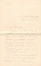 1920s Handwritten Love Letter Maine Henry & Elva Old Romantic Correspondence #11