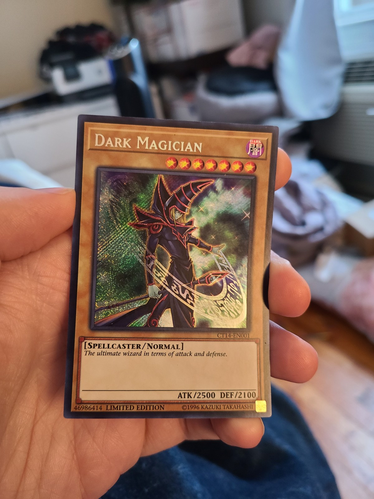 Yugioh Dark Magician CT14-EN001 Limited Secret Rare