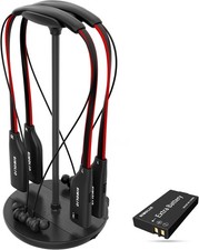 SIMOLIO Dual Wireless Headphones for TV Watching with Transmitter/Charging Stand