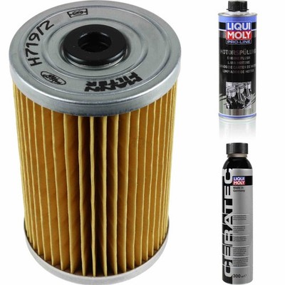 MANN-FILTER ÖLFILTER H 719/2 + LIQUI MOLY Cera Tec 3721 + Motorspülung 2427