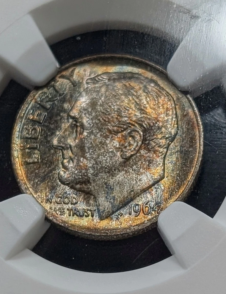 Silver 1964 Roosevelt Dimes (1946-Now) for sale | eBay