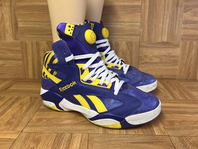 Reebok SHAQ ATTAQ バスケットボールシューズ RARE🔥 11.5 - Reebok SHAQ Attaq Pump LSU Tigers M40343 Basketball