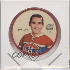 1961-62 Shirriff/Salada Coins Jacques Plante #113 HOF 0j49