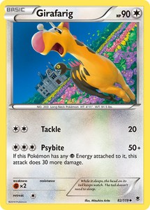 Girafarig 82/119 Uncommon | Phantom Forces | Pokemon Card