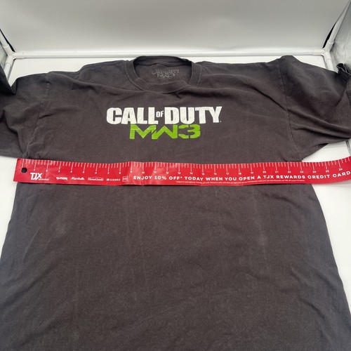 Call Of Duty MW3 T-shirt XL Black/Gray 100% Cotton Modern Warfare 3 Distressed - Foto 7 di 11
