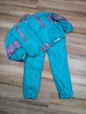 Vintage Reebok Track Suit Windbreaker  Pants Workout 80s 90s Women's Size XL