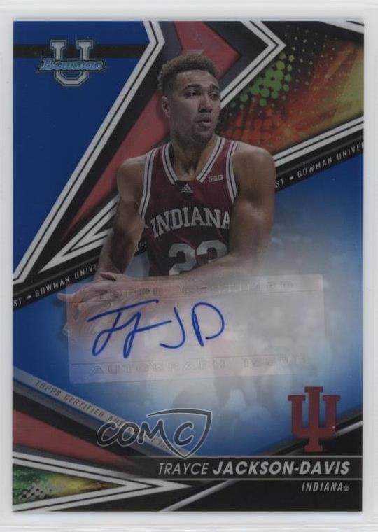 2022 Bowman U Best of 2022-23 Blue Refractor /150 Trayce Jackson-Davis Auto 0w27