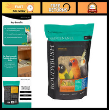 Premium Daily Maintenance Bird Food, Mini Size, 10 lb - Nutrient-Rich Diet for B