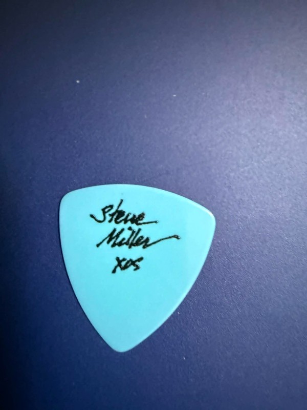 ((( STEVE MILLER ))) guitar pick VERY RARE #2