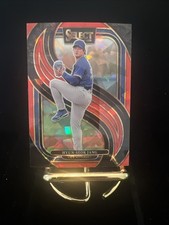 2025 Panini Select Baseball Red & Black Cracked Ice /199 #173 Hyun-Seok Jang