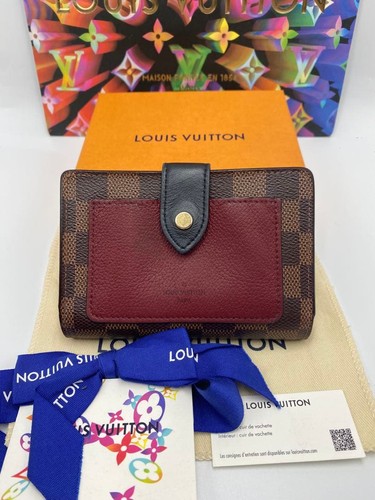Louis Vuitton Damier Juliet Ebene Folding Wallet N60381